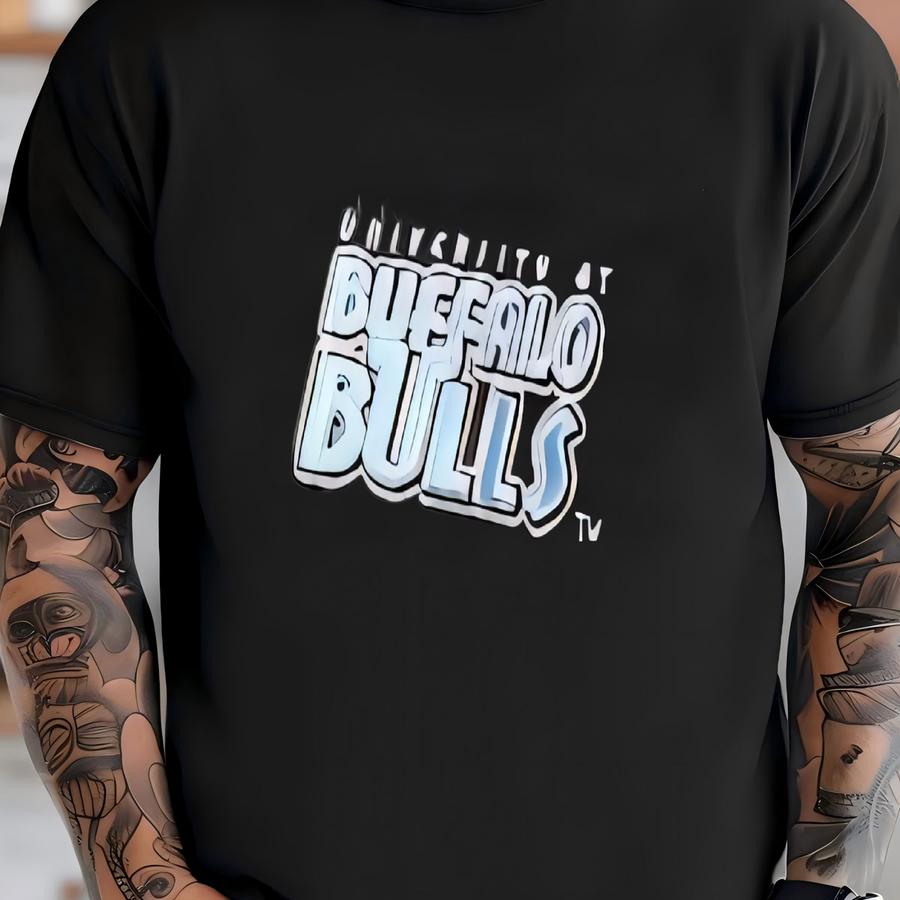 Vintage Steve And Barry’s University At Buffalo Bulls New York Faux Leather Bomber Jacket (size Adult Xxl) T-shirt