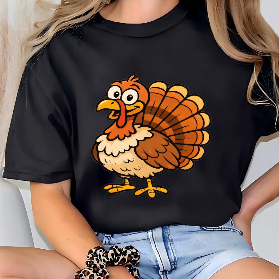 ® Funny Turkey Moo Shirt Thanksgiving Turkey Shirt Funny Thanksgiving Shirt Fall Season Shirt Family Thanksgiving Gift T-shirt
