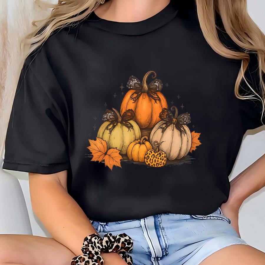 Thankful Crewneck Sweatshirt Thanksgiving Sweatshirt Pumpkin Season Sweatshirt Grateful And Sweatshirt Thanksgiving Gift T-shirt