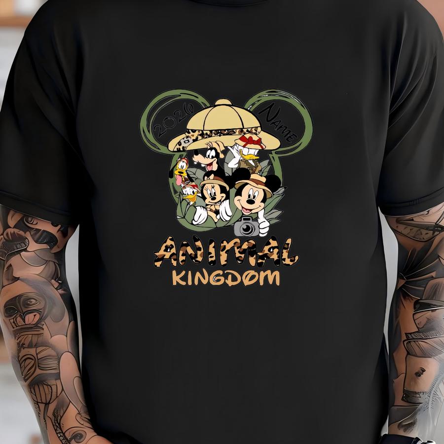 Custom Animal Kingdom Family Sweatshirt,  Safari 2026, Personalized Animal Kingdom Maching Tee, Wild About  T-shirt