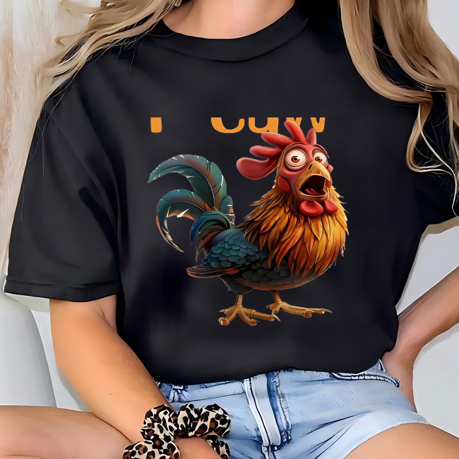 ® Funny Fcaw-f Shirt Funny Rooster Shirt Adult Humor Shirt Farm Animal Shirt Inappropriate Shirt Sarcastic Shirt T-shirt