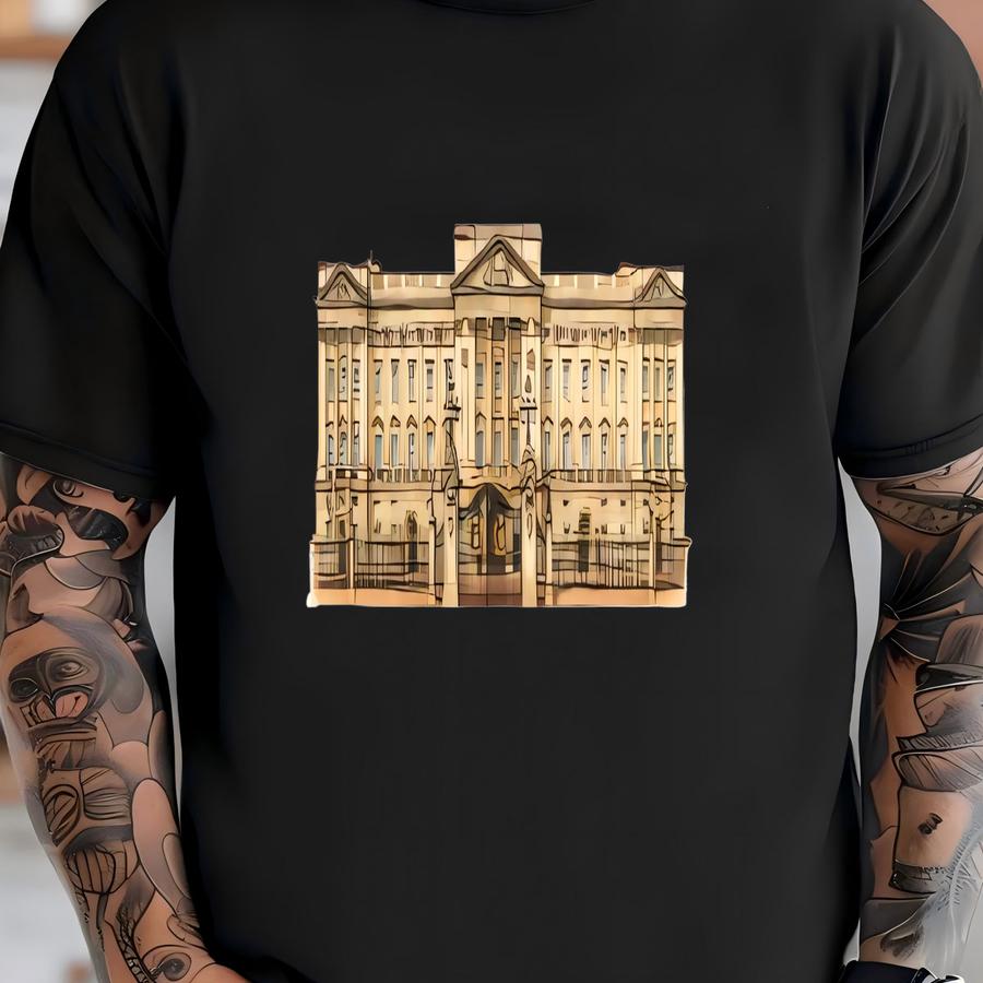 Buckingham Palace Hoodie, London Landmark Tee, British Royal Shirt, Uk Travel Souvenir, Architecture Graphic Tee, England Tourist Gift T-shirt