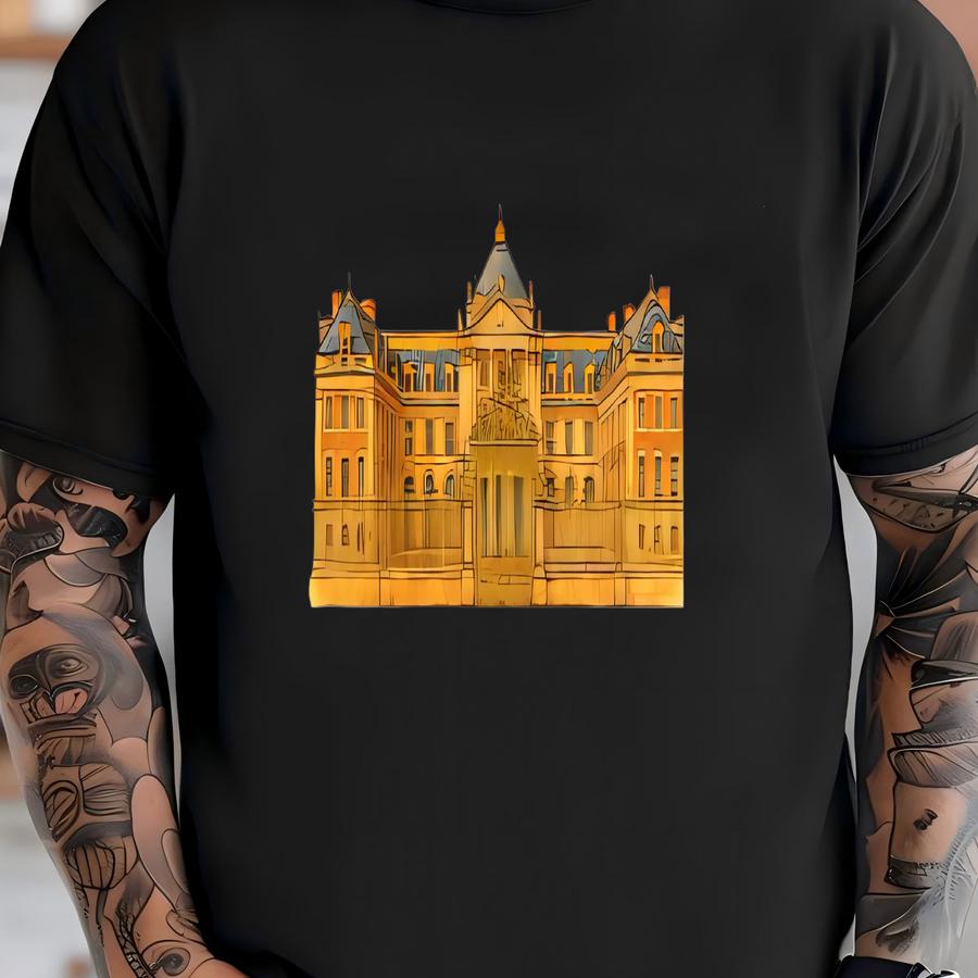 Royal Palace Hoodie, European Landmark Tee, French Architecture Shirt, Historic Heritage Graphic, Paris Travel Souvenir, Culture Gift Top T-shirt