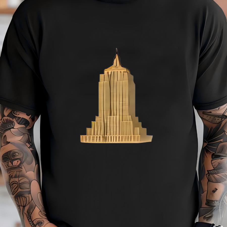 Empire State Building Hoodie, Nyc Skyline Tee, New York Souvenir Shirt, Manhattan Landmark Graphic, Big Apple Travel Gift, Urban Style Top T-shirt