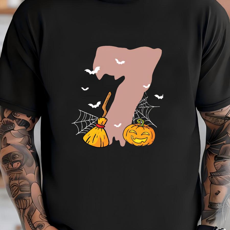 6 7 Shirts, ® Halloween Tee, Funny Couples Matching Shirt, Tiktok Costume Shirt, Six Seven Meme Pumpkin Hoodie T-shirt