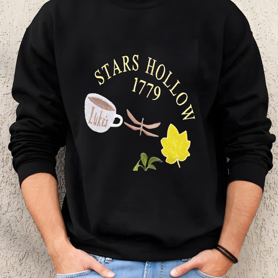 Stars Hollow Sweatshirt - Gilmor.e Girls Fall Sweatshirt - Womens Fall Sweater - Autumn Coffee - Gifts For Girlfriend Sweatshirt