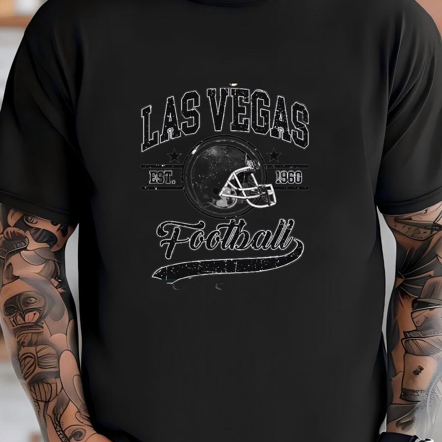 Las Vegas Football 1960 Vintage Sweatshirt, Retro Sports Helmet Crewneck, Classic State Pride Fan Sweater T-shirt