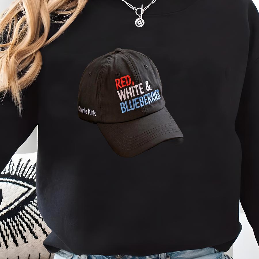Red White Blueberries 1993-2025 Memorial Freedom Hat, Cap, Hat Justice For  Sweatshirt