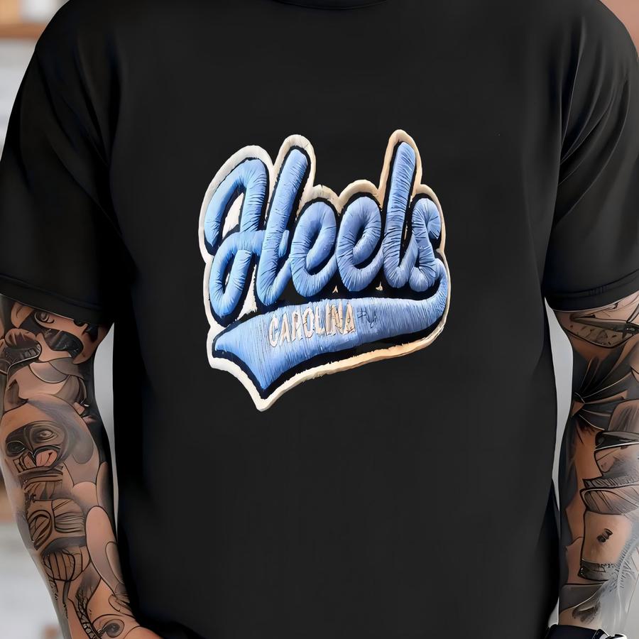 Vintage North Carolina Tar Heels Corduroy Hat Cap Blue Unc Ncaa Y2k T-shirt