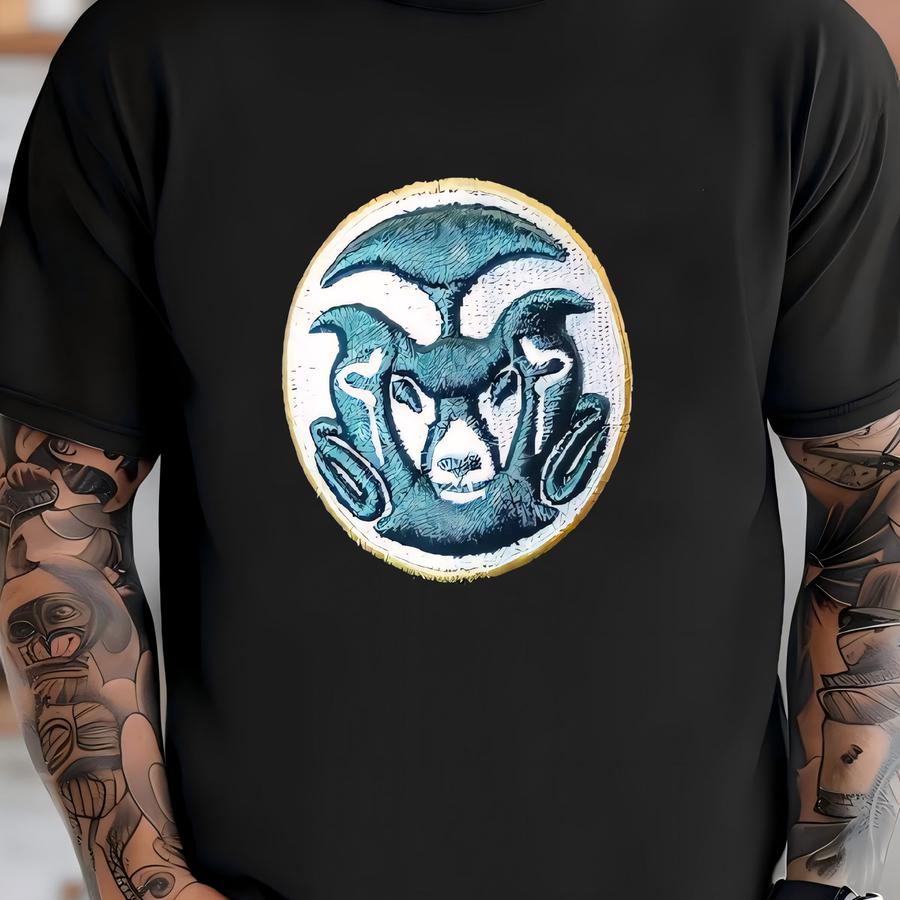 Vintage Colorado State Rams Fitted Hat Cap 90s Black Green Retro Co Ncaa T-shirt