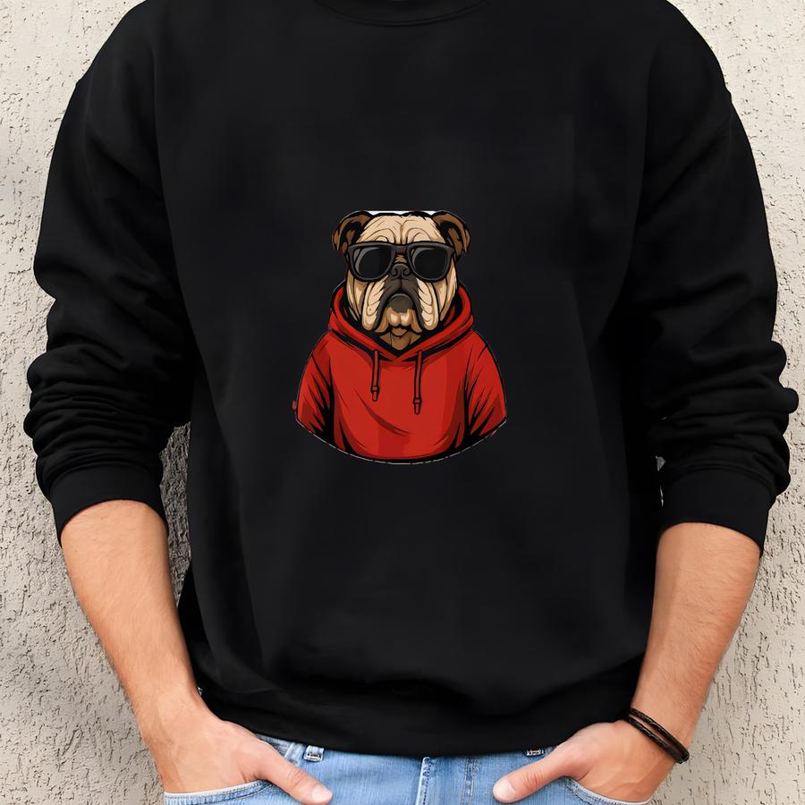 Retro Bulldogs Sweatshirt: Vintage Bulldog Graphic Pullover, Funny Dog Lover Sweater, Cozy Bulldogs Gift Top For Men Women Sweatshirt Retro Bulldogs Sweatshirt: Vintage Bulldog Graphic Pullover, Funny Dog Lover Sweater, Cozy Bulldogs Gift Top For Men Women Sweatshirt