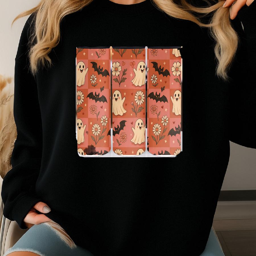 Kids Halloween Flip Top Water Bottle In 16 Oz Or 20 Oz Sweatshirt