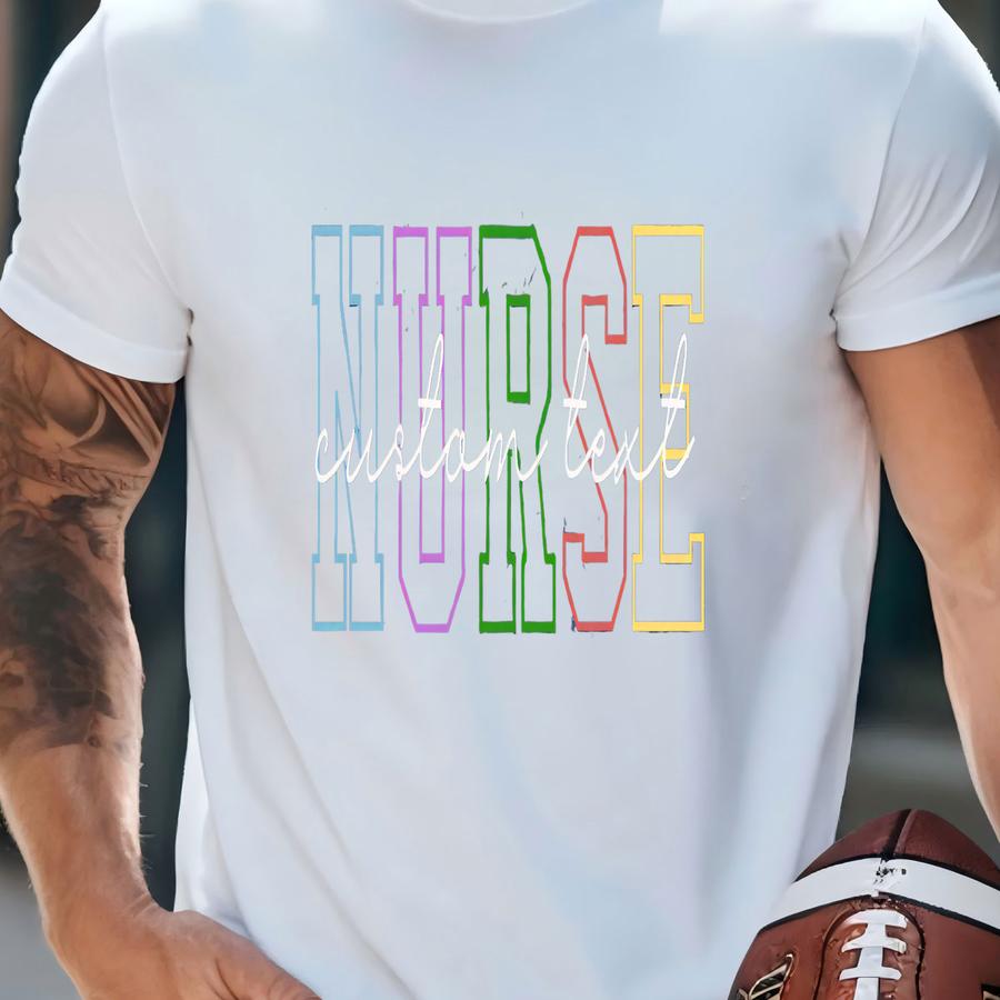 Custom Nurse Shirt,personalized Shirt,nurse Graduation Gift,new Nurse Gift,registered Nurse,nurse Appreciation,gift For Nurse,name Shirt T-shirt