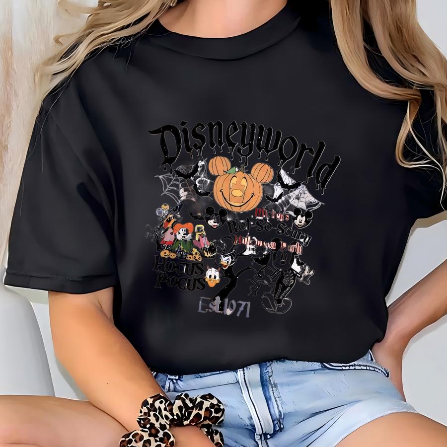 Vintage Koszula Halloween, Retro świat Halloween Crewneck I Przyjaciele Koszula Dynia, Straszliwy Słodki Prezent Kostium