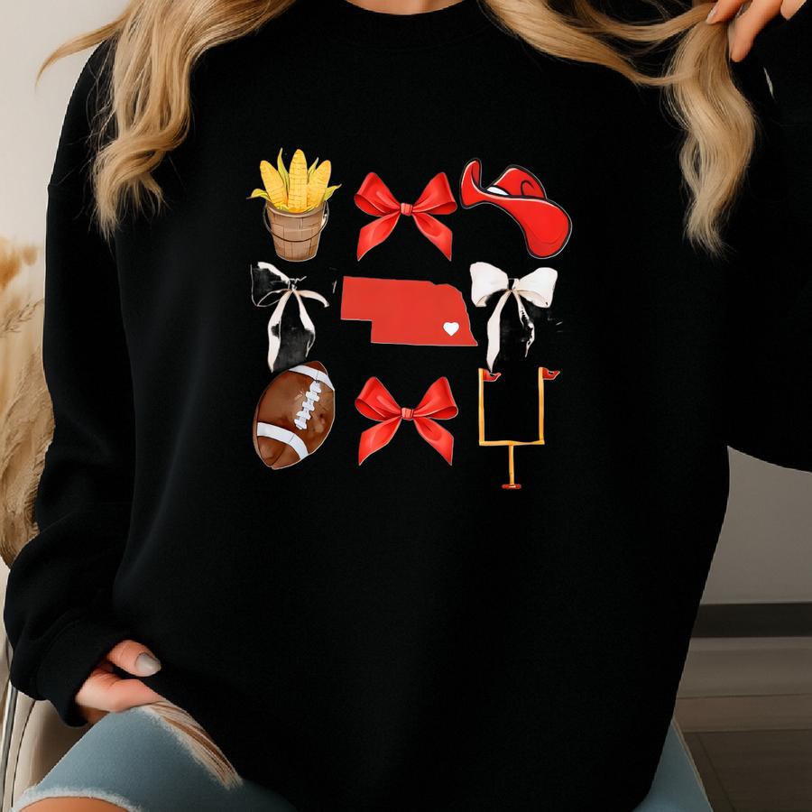 Kids Nebraska Sweatshirt, Nebraska Shirt, Toddler Nebraska Sweatshirt, Nebraska Gift, Nebraska Apparel, Youth Sweatshirt, Nebraska Crewneck Sweatshirt