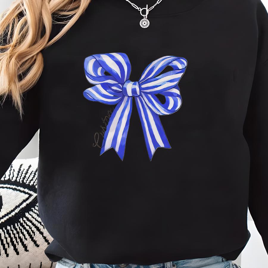 Custom Mascot Bow Shirt Custom Team Cheer Shirt Back To School First Day Of School Teacher Tee Coquette Gameday Bow Shirt Sweatshirt