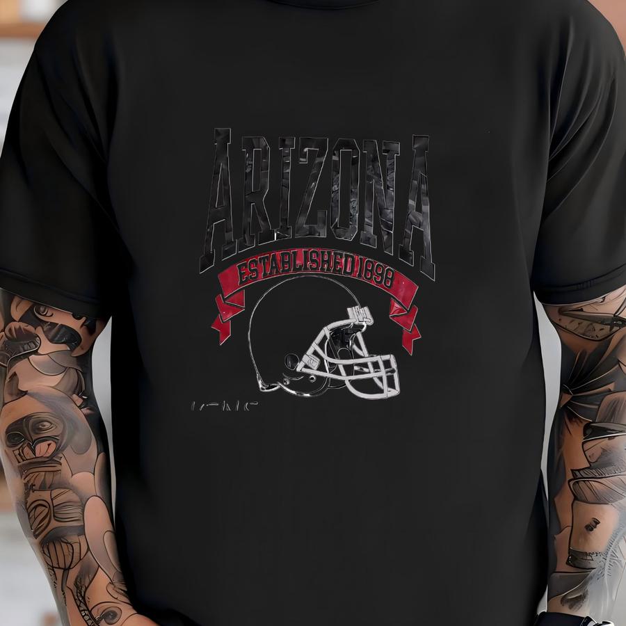 Vintage 90s Style Arizona Football Sweatshirt, Game Day Shirt, Arizona Team Football Shirt, Sunday Arizona, Sport Shirt, Arizona Football T-shirt