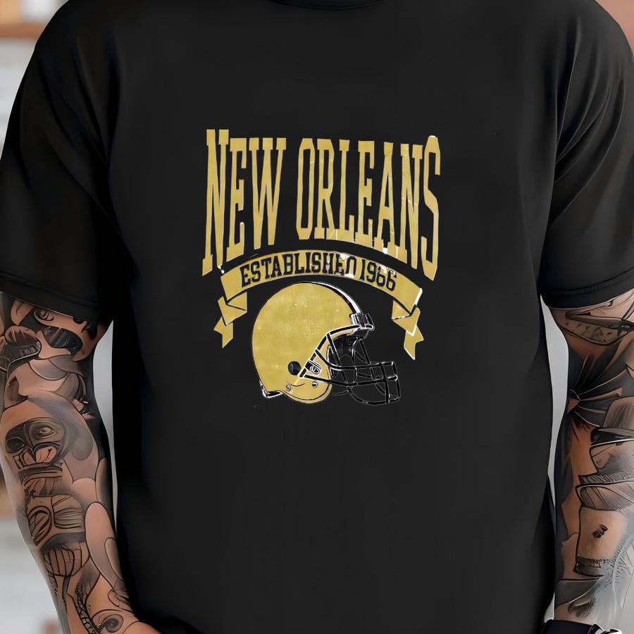 Vintage New Orleans Football 90s Style Sweatshirt, New Orleans Football Shirt, Sunday Football Shirt, Game Day Sweatshirt, Saint Sport Shirt T-shirt