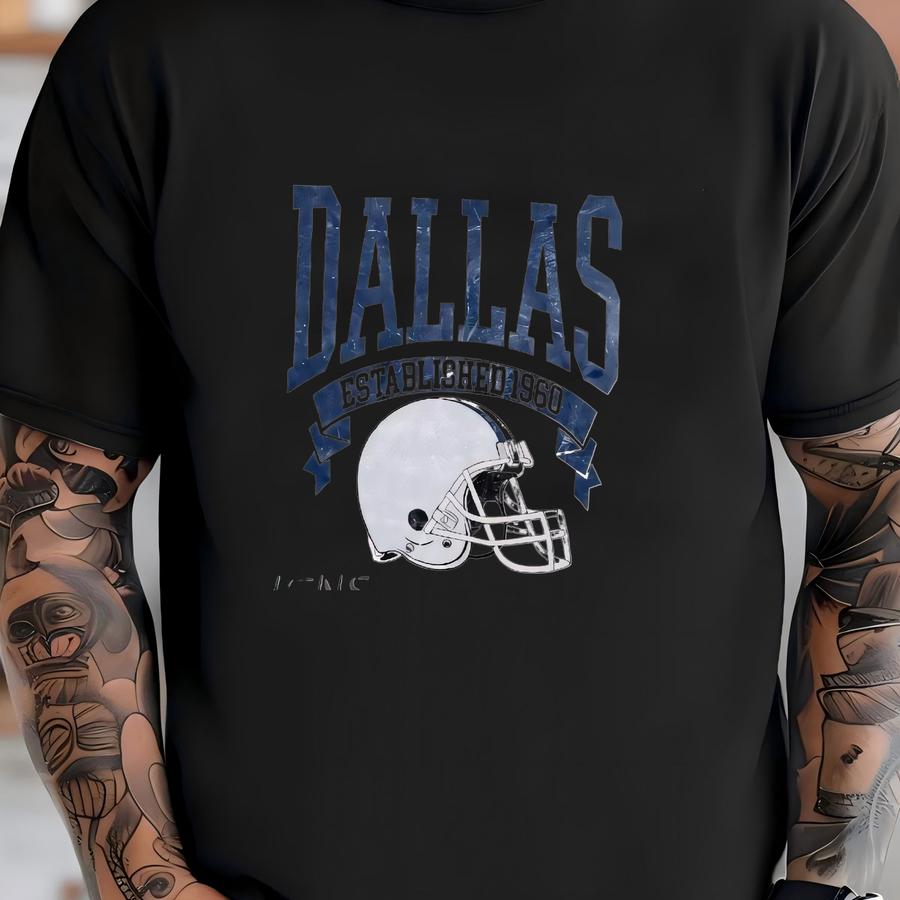 Football Vintage Style Shirt, Football Sweatshirt, Cowboy Hoodie, Shirt, Football Shirt, Fans Tee T-shirt