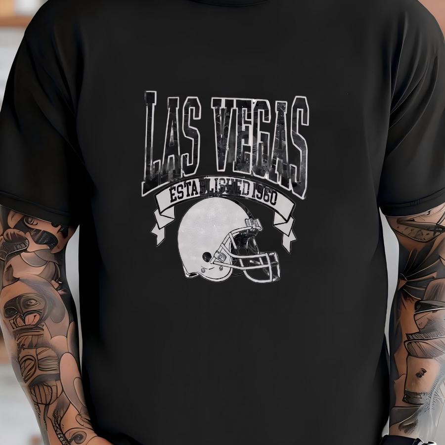 Vintage 90s Style Las Vegas Football Sweatshirt, Game Day Shirt, Las Vegas Team Football Shirt, Sunday Las Vegas, Las Vegas Football T-shirt