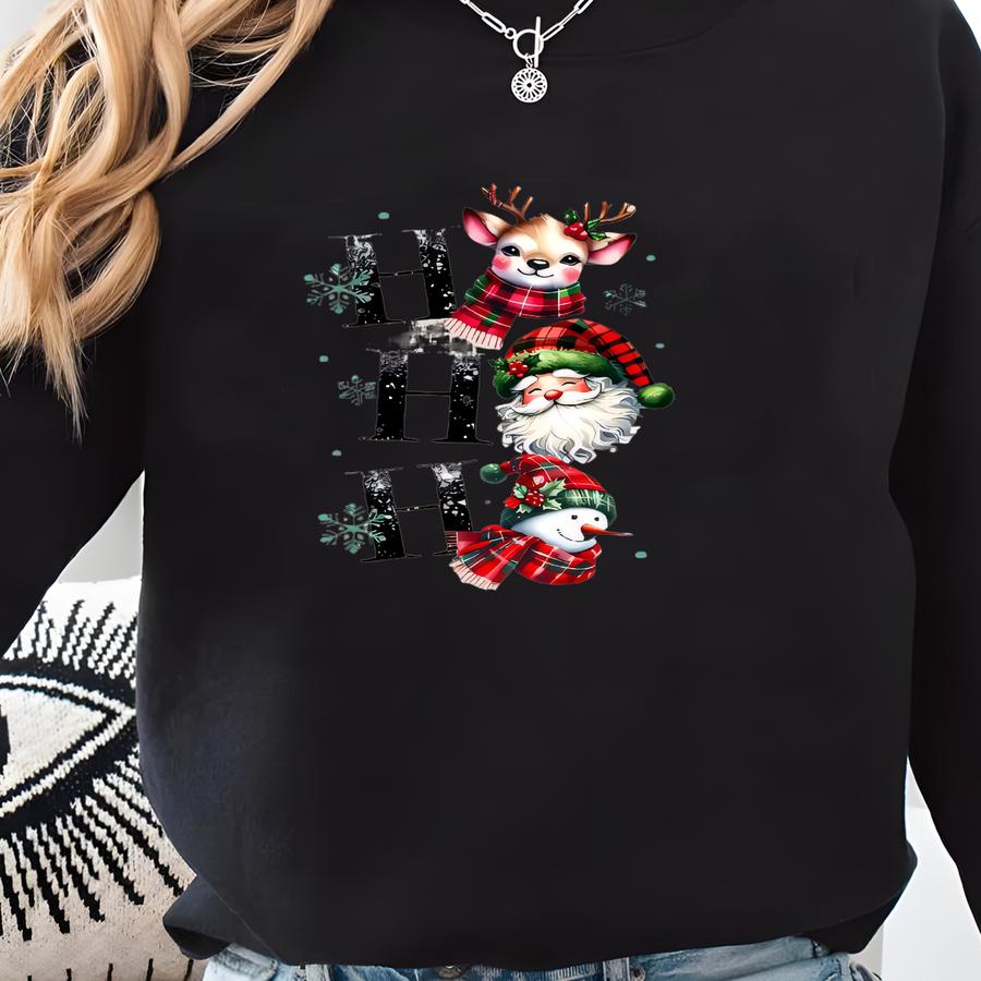 Christmas season sweatshirt, Santa Claus Shirt, Christmas Ho Ho Ho Hoodie, Funny Santa Shirt, Christmas Sweatshirt, Santa Shirt, Xmas Shirt Sweatshirt