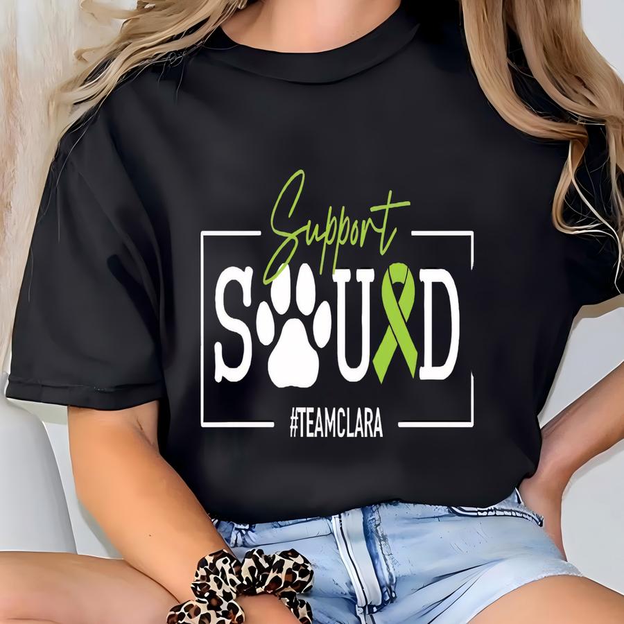 Lymphoma Cancer Shirt Custom Lime Green Awareness Shirt Dog Lover Family Support Tee Non-hodgkins Lymphoma Tshirt Fight Lymphoma Month T-shirt