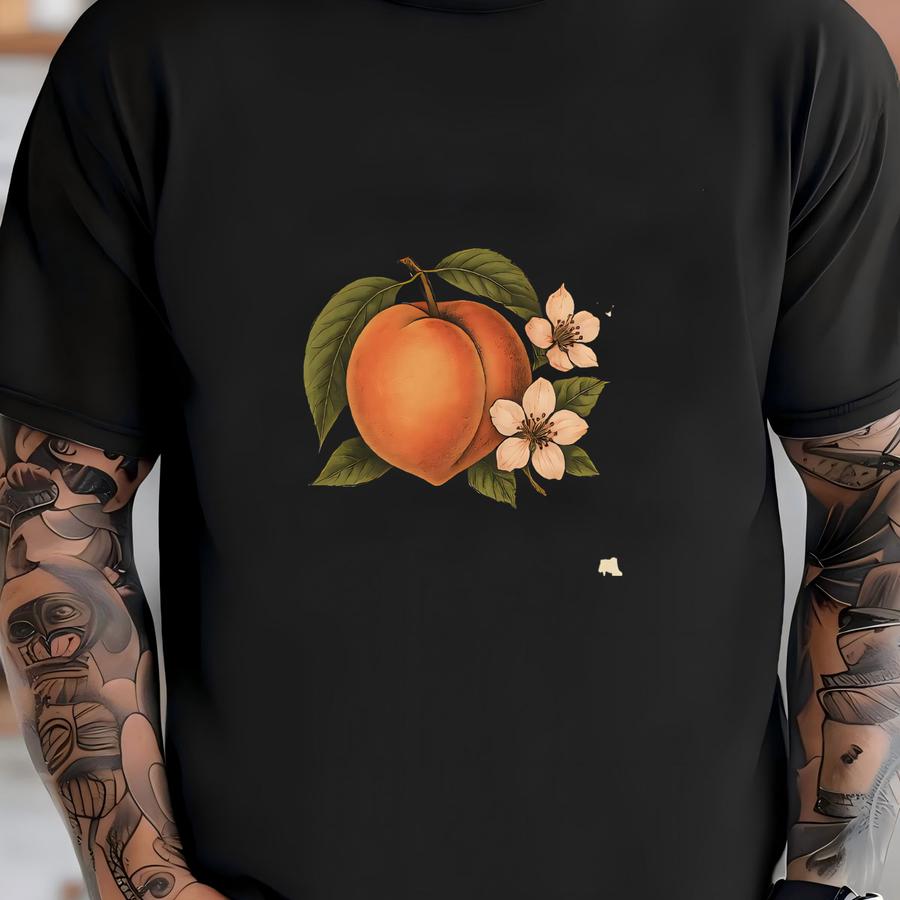 Sweet As A Peach Hoodie | Cute Fruit Pun Graphic Unisex Tee T-shirt