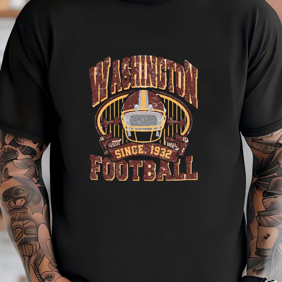 Washington Football Vintage Sweatshirt Gift,washington Crewneck Commander Sweater,washington Fan Gift,washington Sweatshirt T-shirt