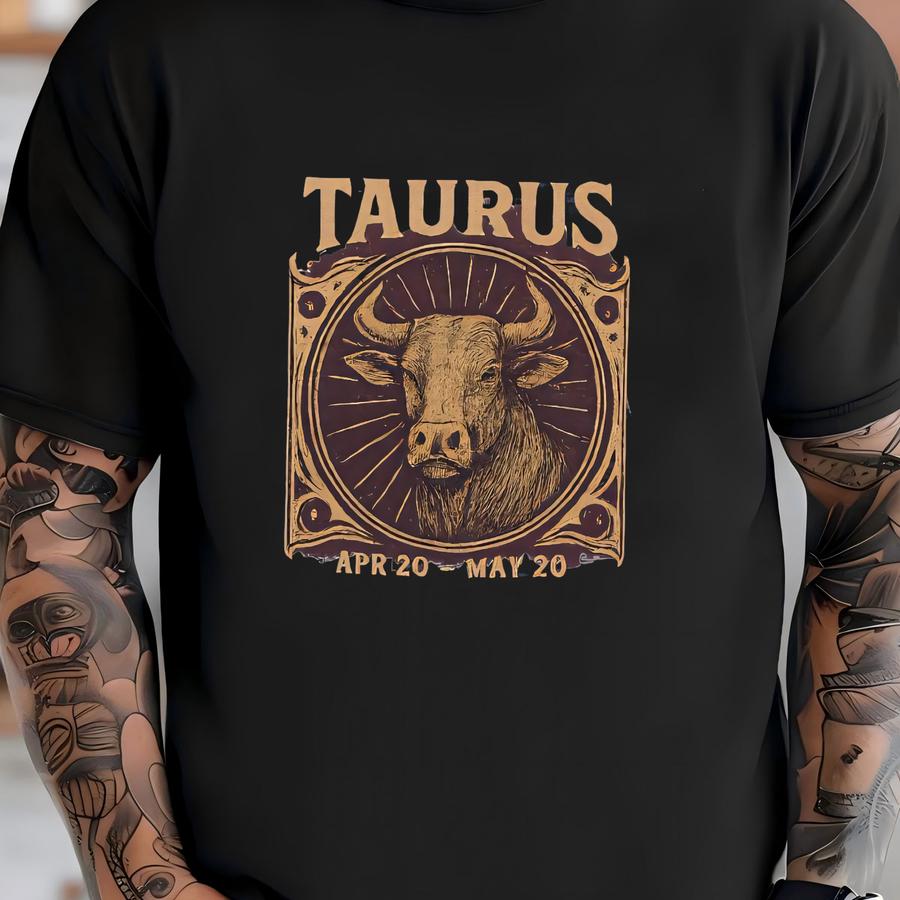 Taurus Zodiac Hoodie | Unisex Astrology Horoscope Graphic Tee T-shirt