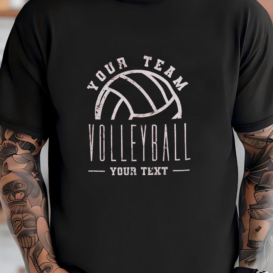 Custom Volleyball Mascot Svg,png,dxf,eps,pdf,personalized High School Team Print Sublimation File,custom Volleyball Tshirt,sweatshirt Design T-shirt