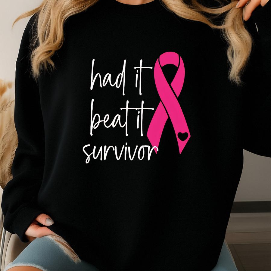 Survivor Cancer Warrior Shirt; Breast Cancer Ribbon, Hope, Nurse, Mama, Motivational Crossbow, Leukemia Awareness, Positive Pink Ribbon Tee Sweatshirt