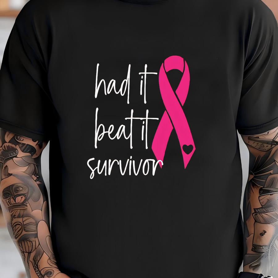 Survivor Cancer Warrior Shirt; Breast Cancer Ribbon, Hope, Nurse, Mama, Motivational Crossbow, Leukemia Awareness, Positive Pink Ribbon Tee T-shirt