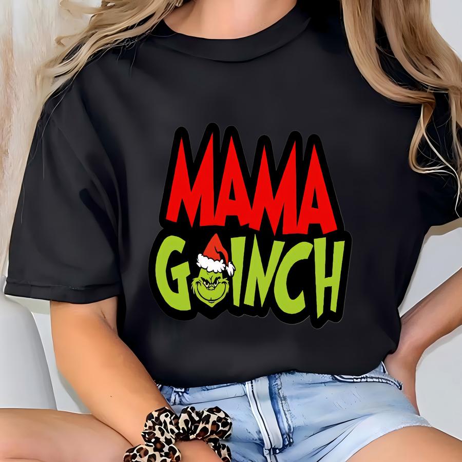 ® Mama Christmas Shirt,funny Holiday Mom Tee,cute Christmas Outfit For Moms,cozy Festive Graphic Top, Holiday Tee T-shirt