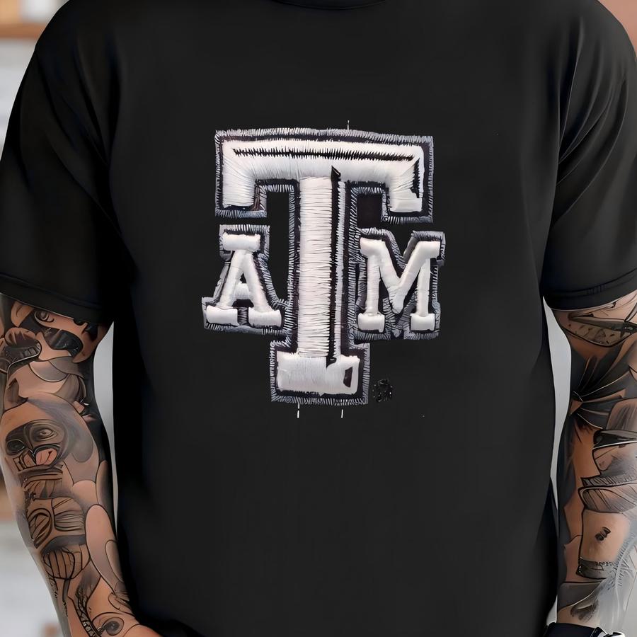 Vintage Texas Am Aggies Fitted Hat Cap Y2k White Ncaa One Size College Tamu T-shirt