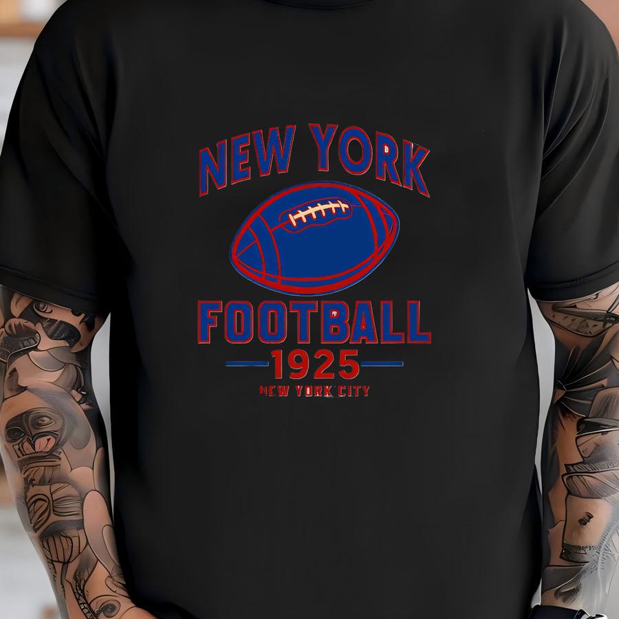 New York Football Hoodie, Retro Sports Sweater, Game Day Tee T-shirt