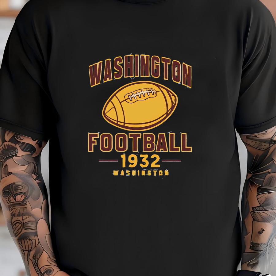 Washington Football Hoodie, Retro Sports Sweater, Game Day Tee T-shirt
