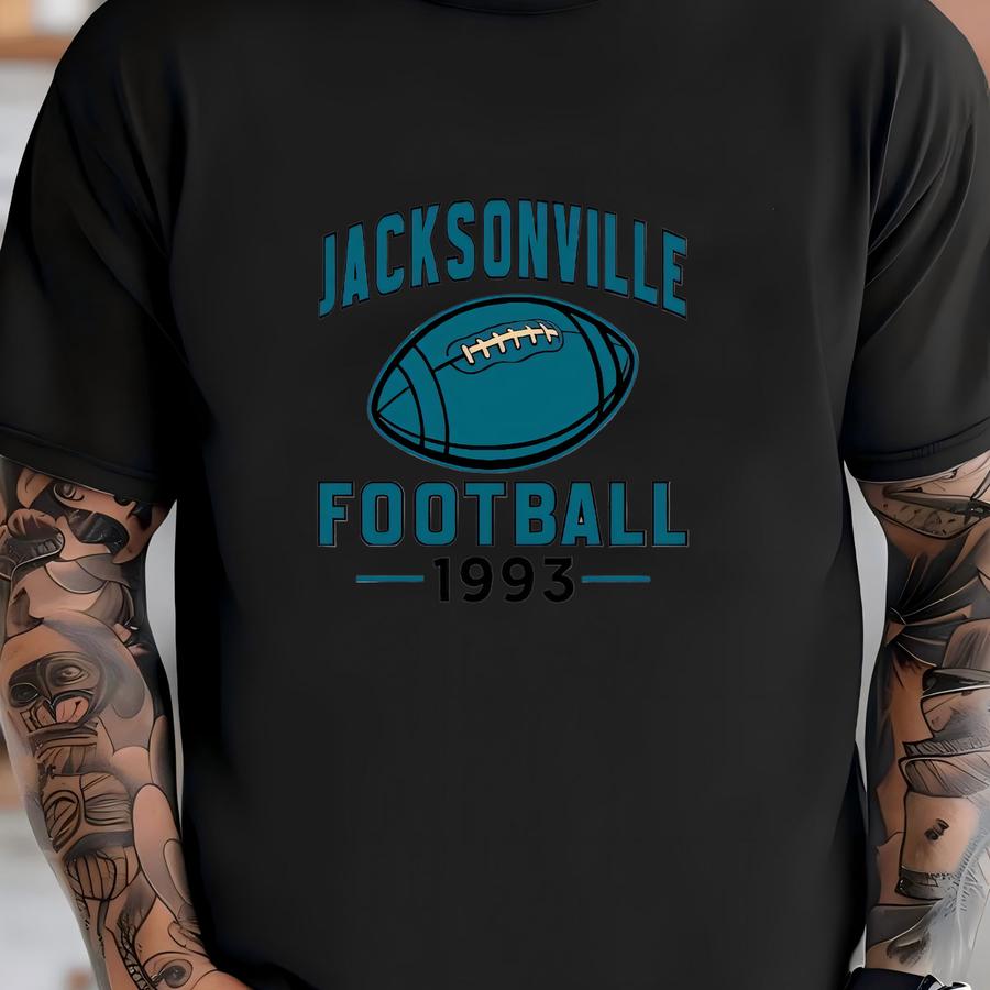 Jacksonville Football Hoodie, Retro Sports Sweater, Game Day Tee T-shirt