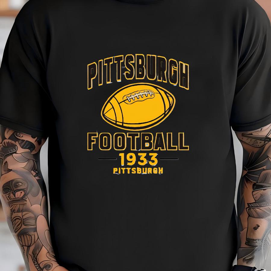 Pittsburgh Football Hoodie, Retro Sports Sweater, Game Day Tee T-shirt