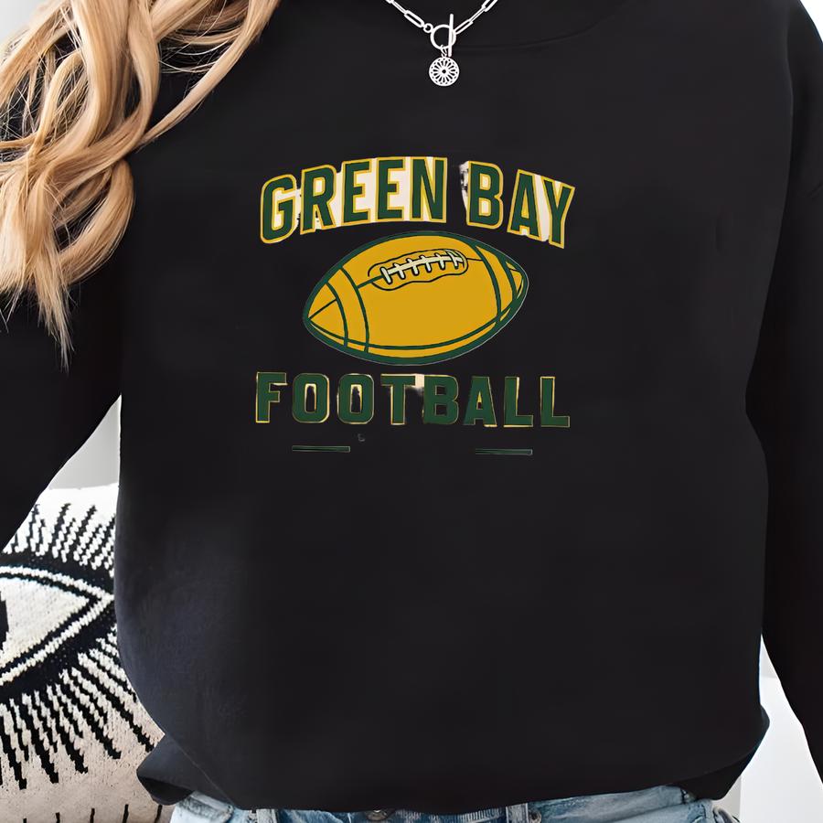 Green Bay Football T-shirt, Retro Sports Sweater, Game Day Tee Sweatshirt Green Bay Football T-shirt, Retro Sports Sweater, Game Day Tee Sweatshirt