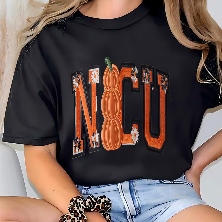 Nicu Fall Pumpkin Sweatshirt, Halloween Nurse Y Shirt, Neonatal Intensive Care Unit,thanksgiving Tee T-shirt
