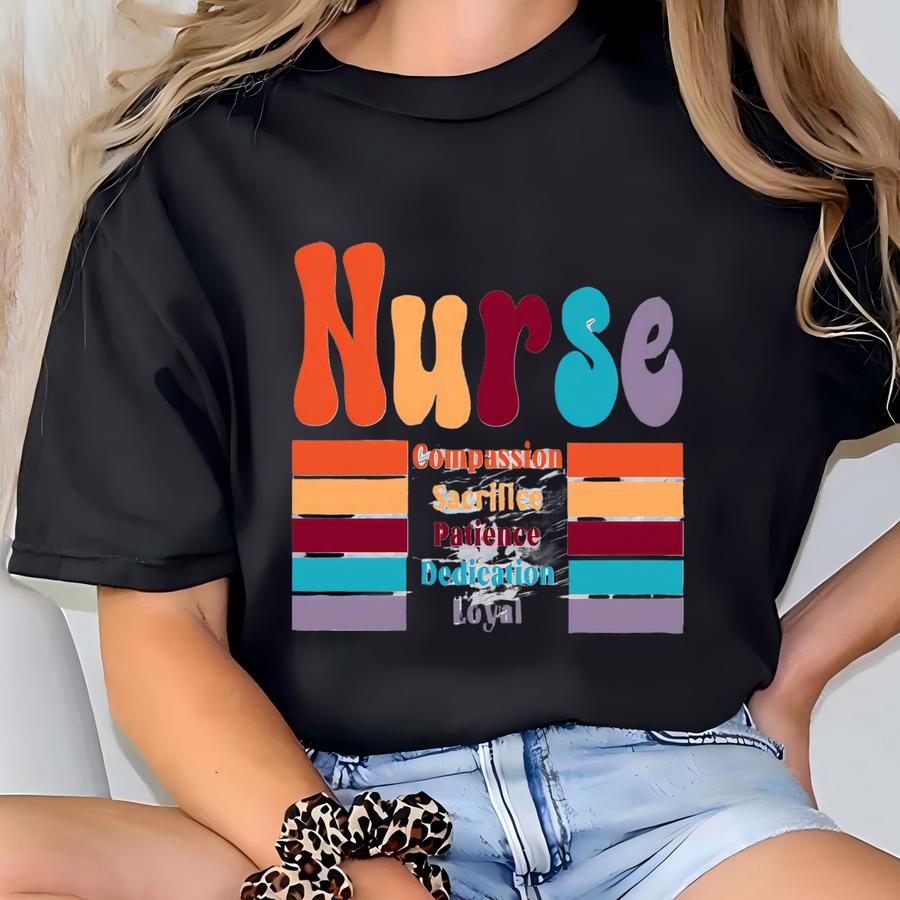 Cute Nurse Hoodie, Registered Nurse Sweatshirt, Nurse Shirt, Hospital Worker Hoodie, Healthcare Worker Tee, Rn Crewneck, Nurse Week Hoodie T-shirt