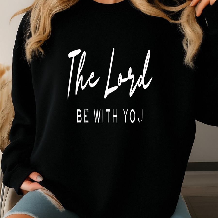 Catholic Women’s Sweatshirt | “the Lord Be With You” | Daily Mass Christian Pullover | Faith Apparel Gift Sweatshirt
