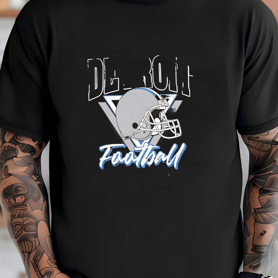 Vintage Detroit Football Sweatshirt: Mascot Game Day Sweatshirt, Etroit Pride Tee, Cozy Lion Shirt, Detroit Gift Sweatshirt T-shirt