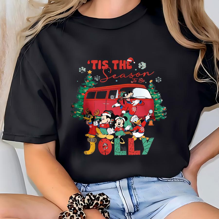 Tis The Season To Be Jolly Sweatshirt , Friends Christmas Shirt, 's Very Merry Christmas Shirt, Christmas Gifts T-shirt
