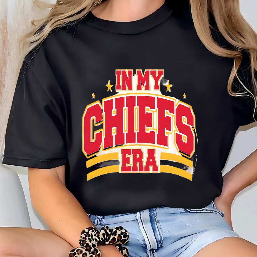 ® In My Era Shirt, Kansas City Football Tee, Kc Game Day Shirt,arrowhead Top Tee,  Era Shirt,kansas 87 Tee T-shirt