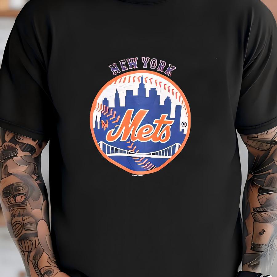 Vintage 90s New York Mets Mlb Crewneck Sweatshirt Size Large T-shirt