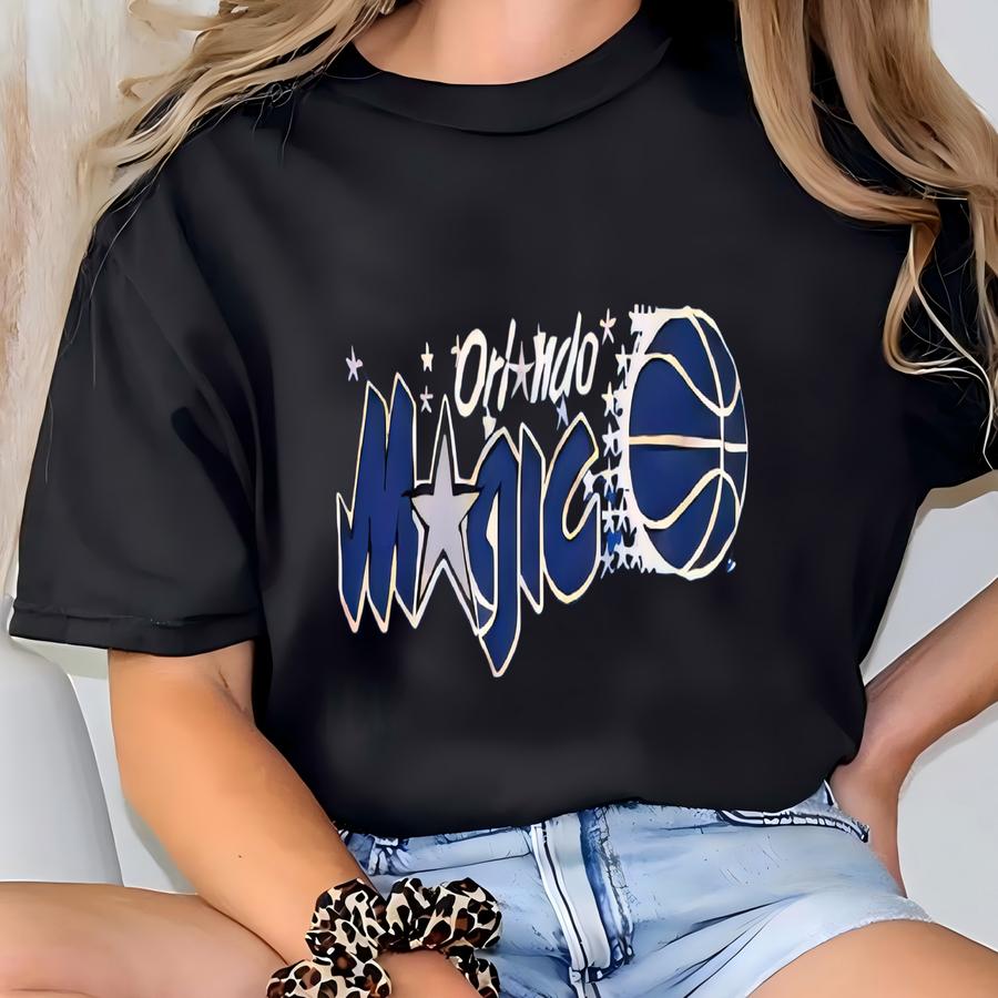 Vintage 90s Orlando Magic Sweatshirt Orlando Magic Basketball Crewneck Orlando Magic Sweater Orlando Blue Jumper Xl T-shirt