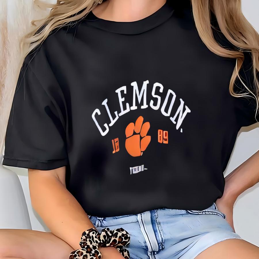Vintage Clemson Tigers Ncaa Sweatshirt X Y2k Clemson Tigers Logo Sweater Clemson University Blue Crewneck Size Xxl T-shirt