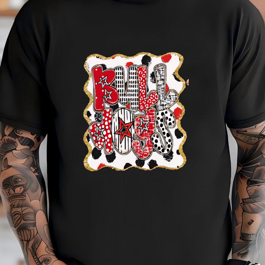 Bulldogs Hoodie: Vintage School Spirit Tee T-shirt