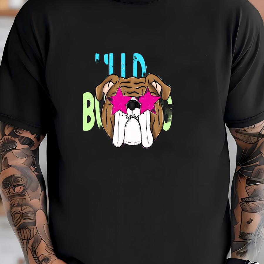 Bulldogs Hoodie: Vintage School Spirit Tee T-shirt